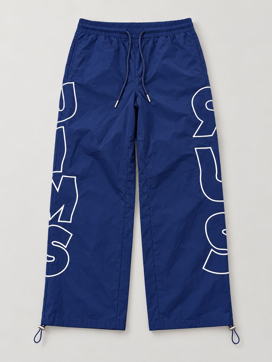 Royal blue JIMSRUS Signature Swish Pants full view