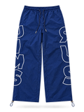 Royal Blue Swish Pants cutout front on transparent background