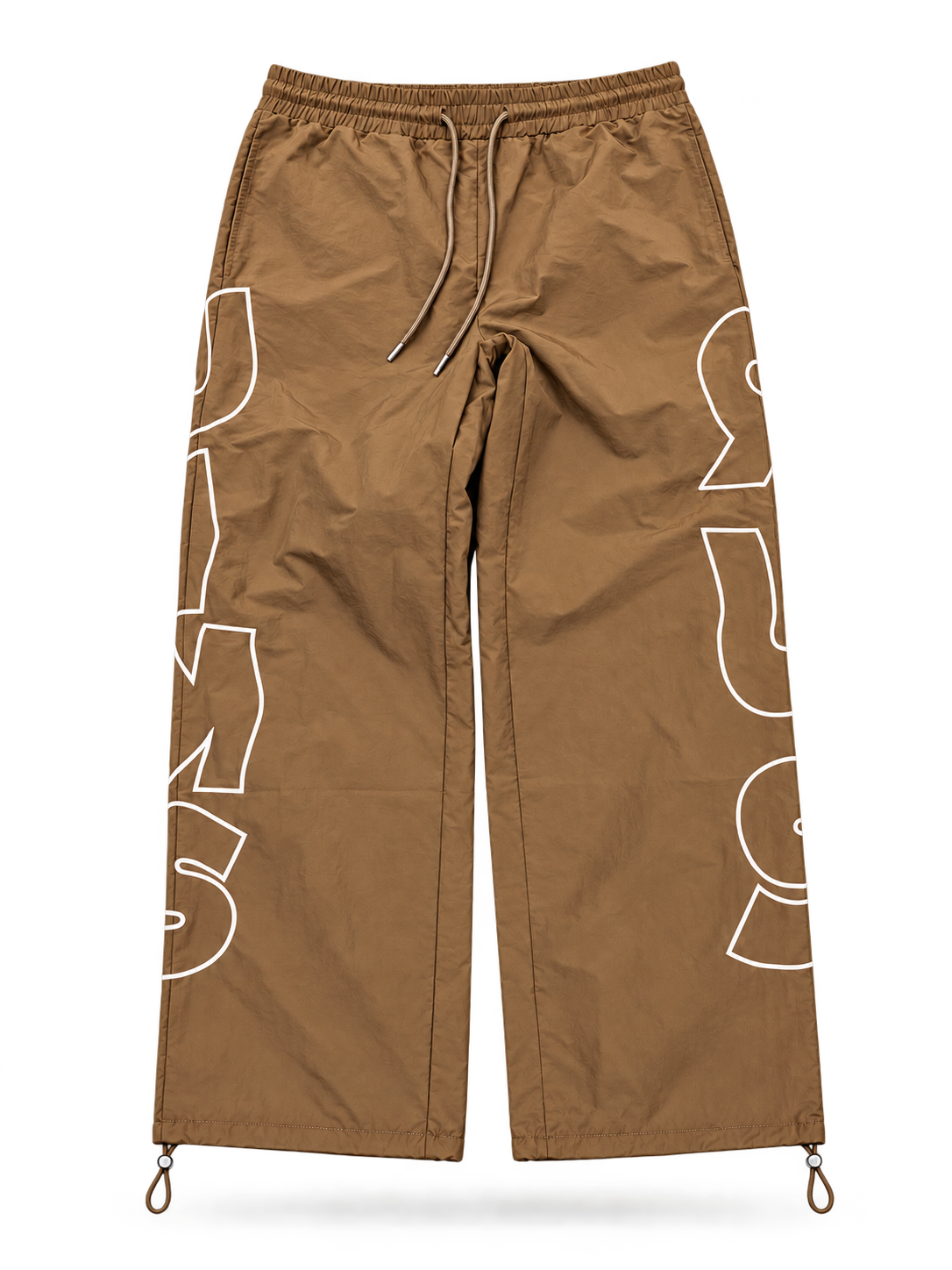 Tan Swish Pants cutout front on transparent background